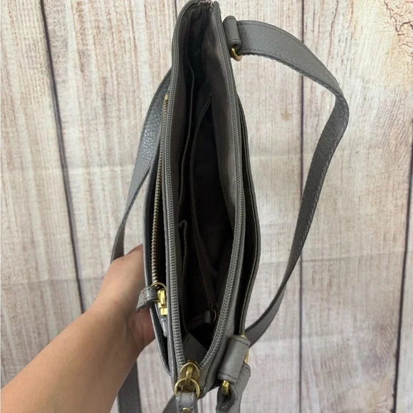 fossil Womens crossbody pebble leather bag - Picture 11 of 14